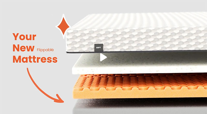 The benefits of a flippable mattress.