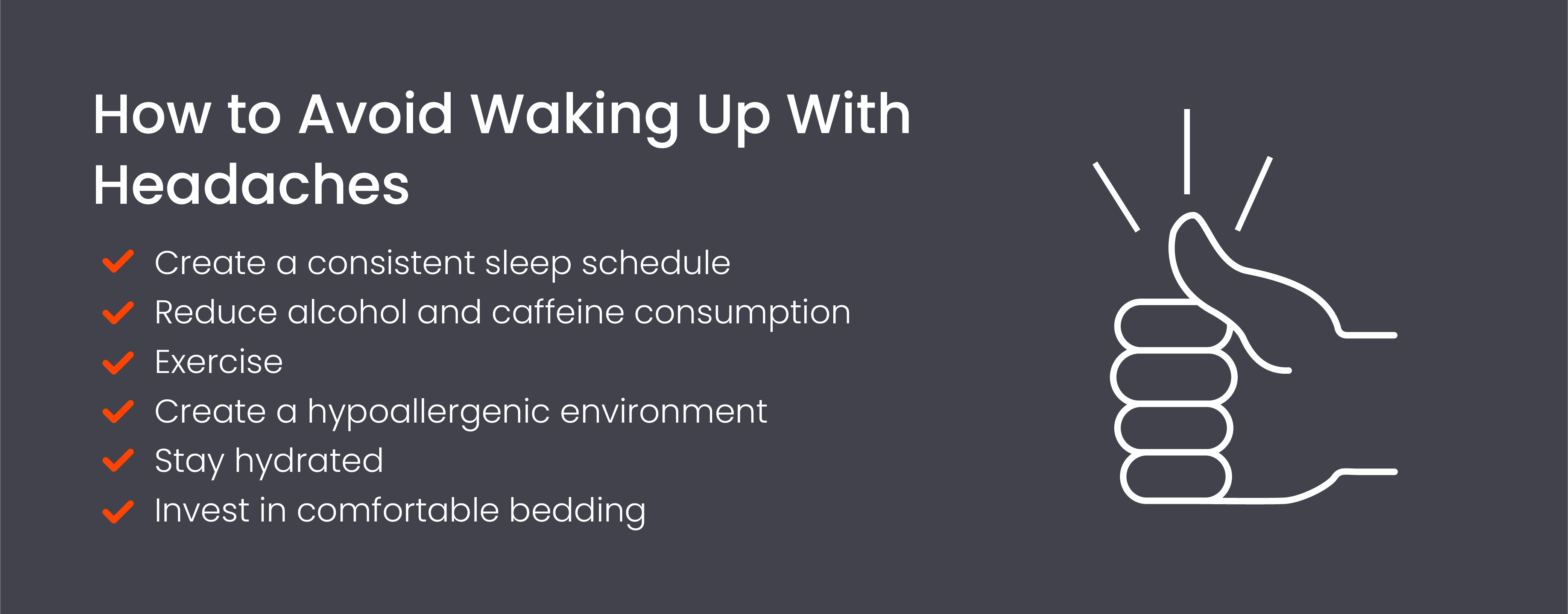 How to avoid waking up with headaches