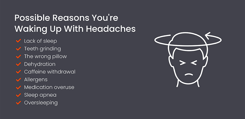 Possible reasons you’re waking up with headaches